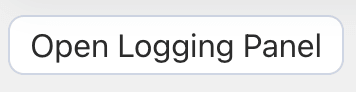 Open Logging Panel Button